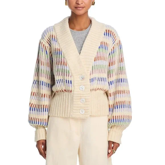 FARM Rio Bold Stitch Knit Cardigan, Size M, NWT - Picture 6 of 15